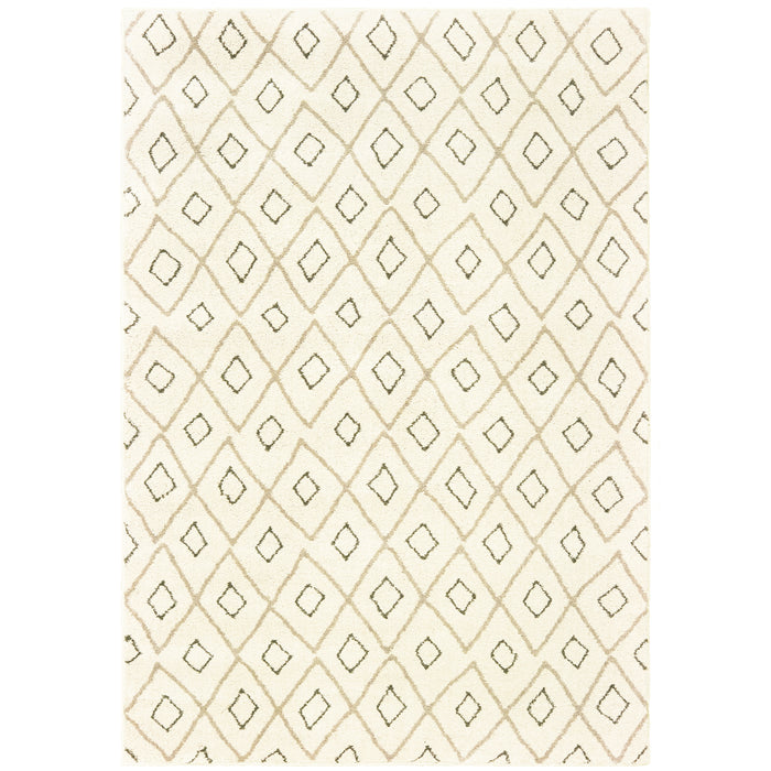 Oriental Weavers Carson 3943G Ivory/ Sand 9'10"" x 12'10"" Indoor Area Rug C3943G300390ST