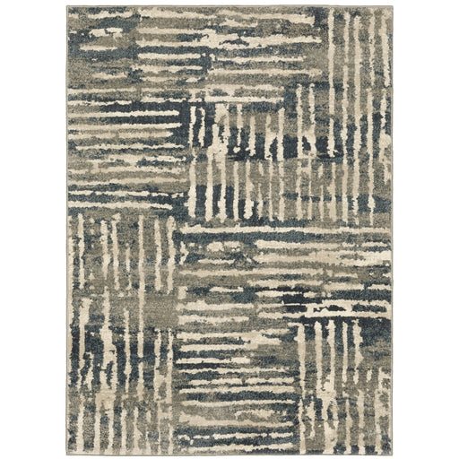 Oriental Weavers Carson 0745C Blue/ Beige 9'10"" x 12'10"" Indoor Area Rug C0745C300390ST