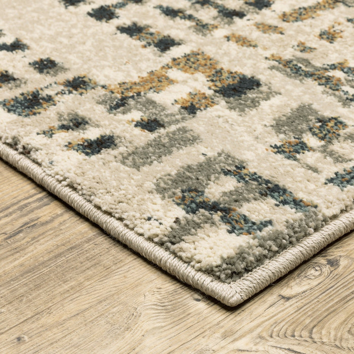 Oriental Weavers Carson 0748F Beige/ Grey 9'10"" x 12'10"" Indoor Area Rug C0748F300390ST