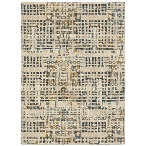 Oriental Weavers Carson 0748F Beige/ Grey 7'10"" x 10' Indoor Area Rug C0748F240305ST