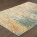 Oriental Weavers Carson 9654B Blue/ Orange 7'10"" x 10' Indoor Area Rug C9654B240305ST
