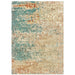 Oriental Weavers Carson 9654B Blue/ Orange 7'10"" x 10' Indoor Area Rug C9654B240305ST