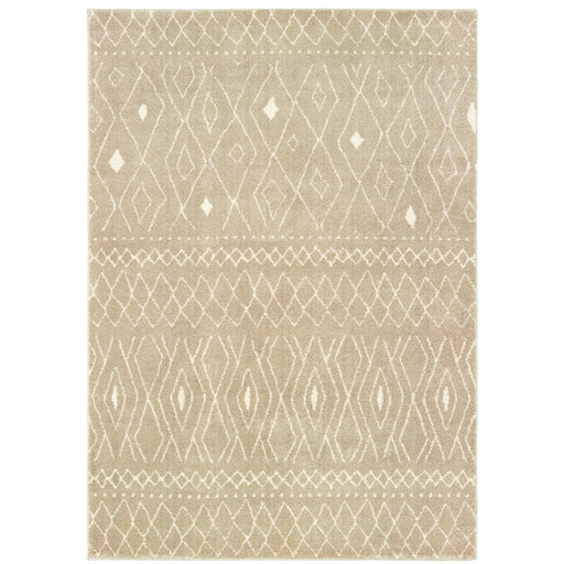 Oriental Weavers Carson 9665B Sand/ Ivory 7'10"" x 10' Indoor Area Rug C9665B240305ST
