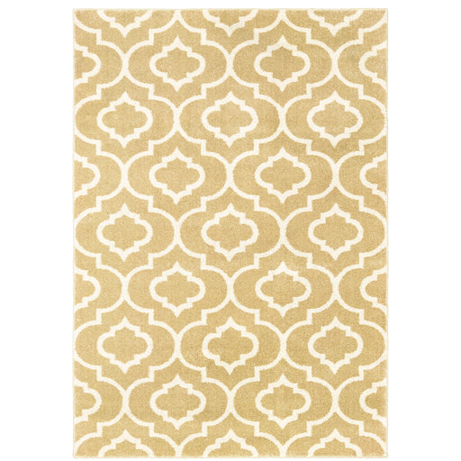 Oriental Weavers Carson 9672E Gold/ Ivory 7'10"" x 10' Indoor Area Rug C9672E240305ST