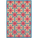 Oriental Weavers Cayman 190L9 Pink/Blue 9'10"" x 12'10"" Indoor/Outdoor Area Rug C190L9300390ST