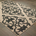 Oriental Weavers Cayman 001B9 Sand/ Charcoal 9'10"" x 12'10"" Indoor/Outdoor Area Rug C001B9300390ST