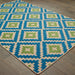 Oriental Weavers Cayman 2063Z Blue/ Green 9'10"" x 12'10"" Indoor/Outdoor Area Rug C2063Z300390ST
