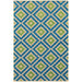 Oriental Weavers Cayman 2063Z Blue/ Green 9'10"" x 12'10"" Indoor/Outdoor Area Rug C2063Z300390ST