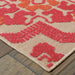 Oriental Weavers Cayman 2541V Sand/ Pink 9'10"" x 12'10"" Indoor/Outdoor Area Rug C2541V300390ST