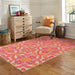Oriental Weavers Cayman 2541V Sand/ Pink 9'10"" x 12'10"" Indoor/Outdoor Area Rug C2541V300390ST