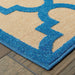 Oriental Weavers Cayman 660L9 Sand/ Blue 9'10"" x 12'10"" Indoor/Outdoor Area Rug C660L9300390ST