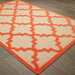 Oriental Weavers Cayman 660O9 Sand/ Orange 9'10"" x 12'10"" Indoor/Outdoor Area Rug C660O9300390ST