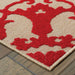Oriental Weavers Cayman 097R9 Sand/ Red 9'10"" x 12'10"" Indoor/Outdoor Area Rug C097R9300390ST