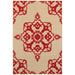 Oriental Weavers Cayman 097R9 Sand/ Red 9'10"" x 12'10"" Indoor/Outdoor Area Rug C097R9300390ST