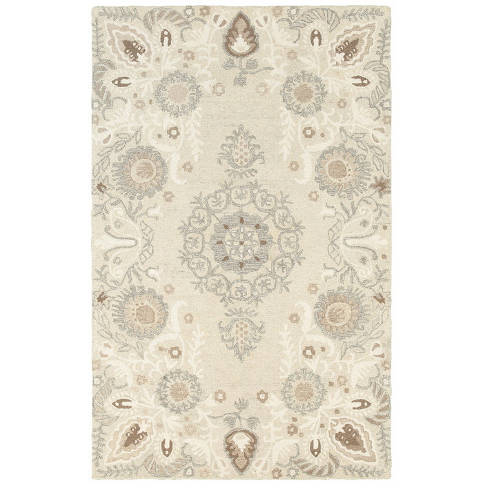 Oriental Weavers Craft 93000 Sand/ Ash 10' x 13' Indoor Area Rug C93000304396ST
