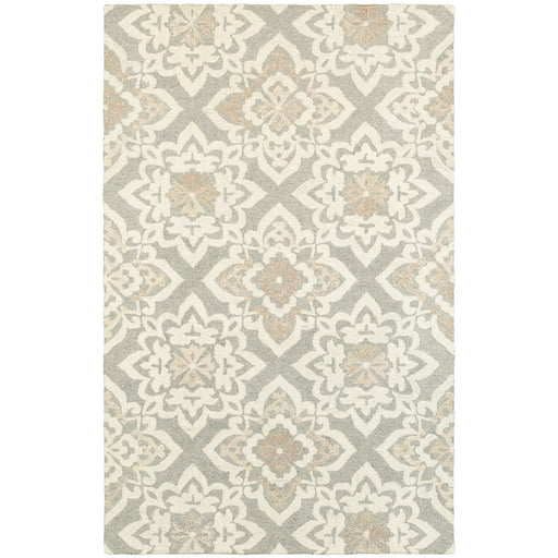 Oriental Weavers Craft 93004 Grey/ Sand 10' x 13' Indoor Area Rug C93004304396ST