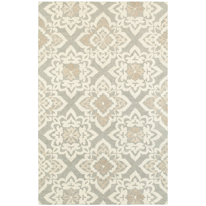 Oriental Weavers Craft 93004 Grey/ Sand 10' x 13' Indoor Area Rug C93004304396ST