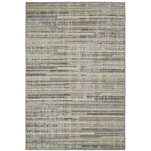 Oriental Weavers Cyprus 2102E Blue/ Green 9'10"" x 12'10"" Indoor/Outdoor Area Rug C2102E300390ST