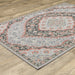 Oriental Weavers Cyprus 228D4 Blue/ Salmon 9'10"" x 12'10"" Indoor/Outdoor Area Rug C228D4300390ST