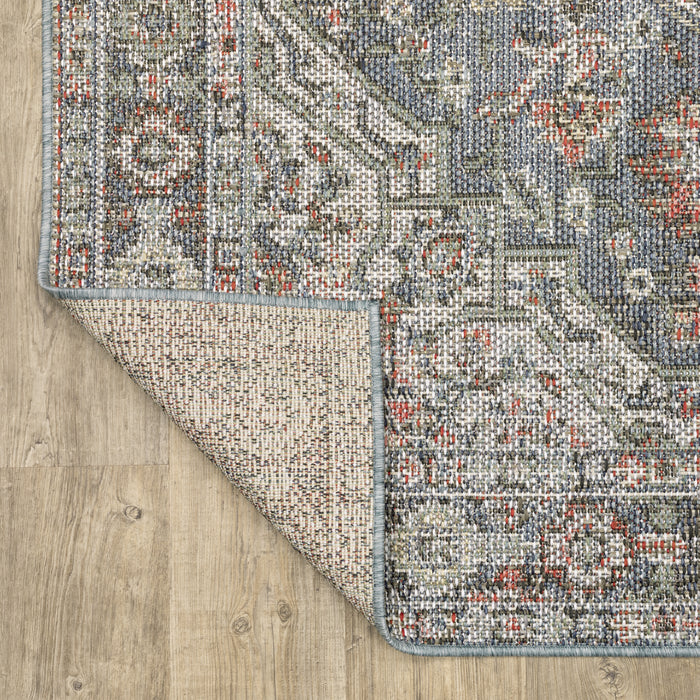 Oriental Weavers Cyprus 429Q4 Grey/ Multi 9'10"" x 12'10"" Indoor/Outdoor Area Rug C429Q4300390ST