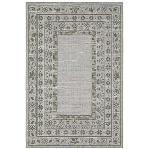 Oriental Weavers Cyprus 6153N Beige/ Grey 9'10"" x 12'10"" Indoor/Outdoor Area Rug C6153N300390ST