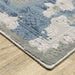 Oriental Weavers Easton 3313Q Grey/ Blue 6'7"" x 9'6"" Indoor Area Rug E3313Q200290ST