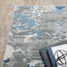 Oriental Weavers Easton 3317E Grey/ Blue 7'10"" x 10'10"" Indoor Area Rug E3317E240330ST