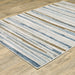 Oriental Weavers Easton 4514E Grey/ Blue 7'10"" x 10'10"" Indoor Area Rug E4514E240330ST