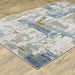 Oriental Weavers Easton 4518X Grey/ Blue 6'7"" x 9'6"" Indoor Area Rug E4518X200290ST