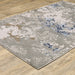 Oriental Weavers Easton 7111F Grey/ Blue 6'7"" x 9'6"" Indoor Area Rug E7111F200290ST