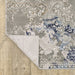 Oriental Weavers Easton 7111F Grey/ Blue 6'7"" x 9'6"" Indoor Area Rug E7111F200290ST