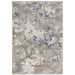 Oriental Weavers Easton 7111F Grey/ Blue 6'7"" x 9'6"" Indoor Area Rug E7111F200290ST
