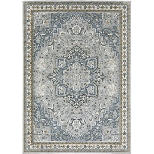 Oriental Weavers Ellington ELL02 Blue/ Grey 6'7"" x 9'6"" Indoor Area Rug EELL02200296ST