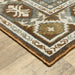 Oriental Weavers Ellington ELL03 Rust/ Blue 6'7"" x 9'6"" Indoor Area Rug EELL03200296ST