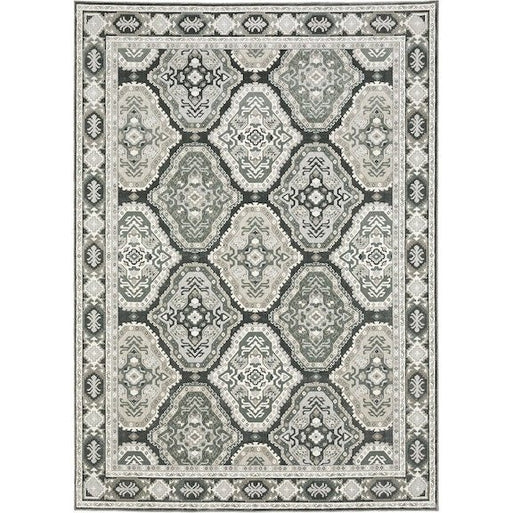 Oriental Weavers Ellington ELL04 Grey/ Ivory 7'10"" x 10'10"" Indoor Area Rug EELL04240340ST