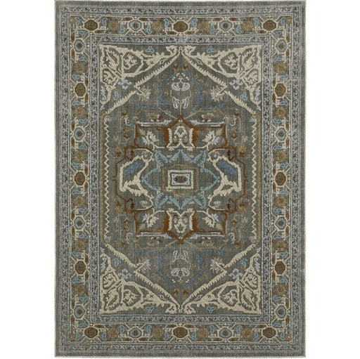 Oriental Weavers Ellington ELL05 Grey/ Multi 6'7"" x 9'6"" Indoor Area Rug EELL05200296ST