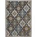 Oriental Weavers Ellington ELL07 Blue/ Rust 6'7"" x 9'6"" Indoor Area Rug EELL07200296ST