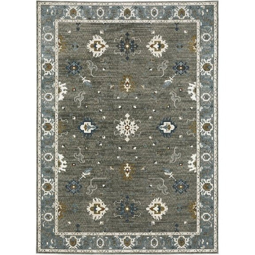 Oriental Weavers Ellington ELL09 Grey/ Blue 9'10"" x 12'10"" Indoor Area Rug EELL09300394ST