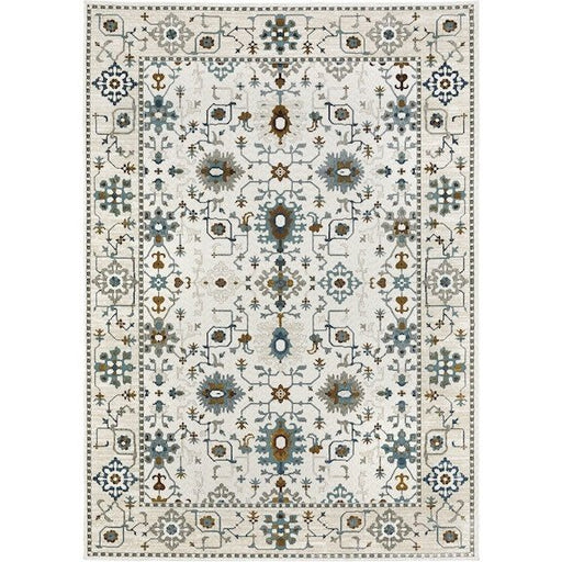 Oriental Weavers Ellington ELL10 Ivory/ Blue 6'7"" x 9'6"" Indoor Area Rug EELL10200296ST