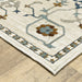 Oriental Weavers Ellington ELL10 Ivory/ Blue 6'7"" x 9'6"" Indoor Area Rug EELL10200296ST
