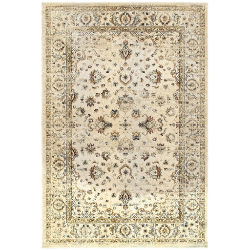 Oriental Weavers Empire 114W4 Ivory/ Gold 7'10"" x 10'10"" Indoor Area Rug E114W4240330ST