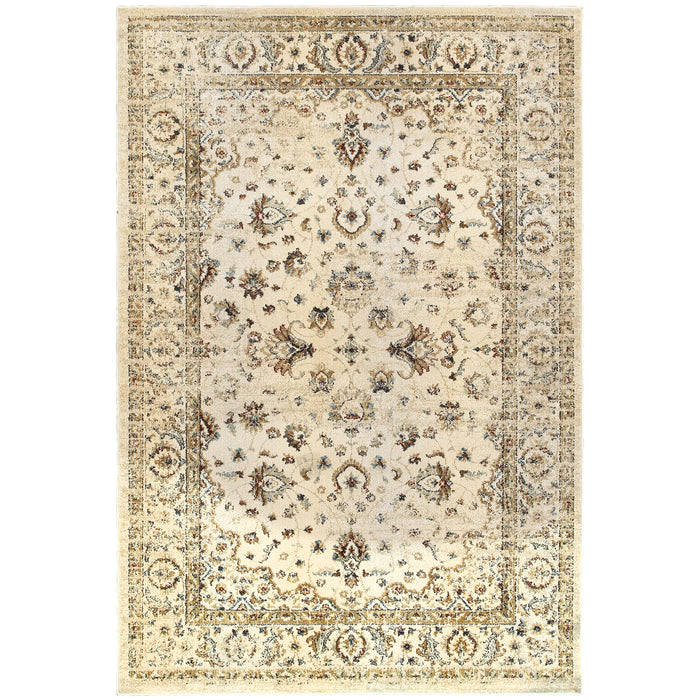 Oriental Weavers Empire 114W4 Ivory/ Gold 9'10"" x 12'10"" Indoor Area Rug E114W4300390ST