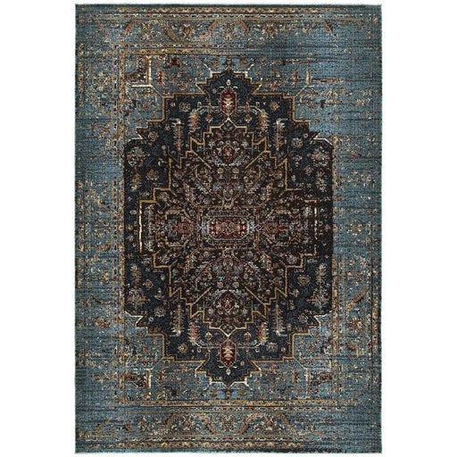 Oriental Weavers Empire 4440L Blue/ Navy 7'10"" x 10'10"" Indoor Area Rug E4440L240330ST