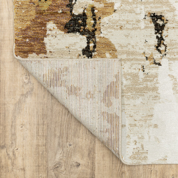 Oriental Weavers Evolution 7770J Beige/ Charcoal 6'7"" x 9'6"" Indoor Area Rug E7770J200300ST