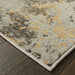 Oriental Weavers Evolution 8025B Grey/ Gold 8'6"" x 11'7"" Indoor Area Rug E80025B260370ST