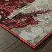 Oriental Weavers Evolution 8028B Red/ Beige 7'10"" x 10'10"" Indoor Area Rug E8028B240343ST
