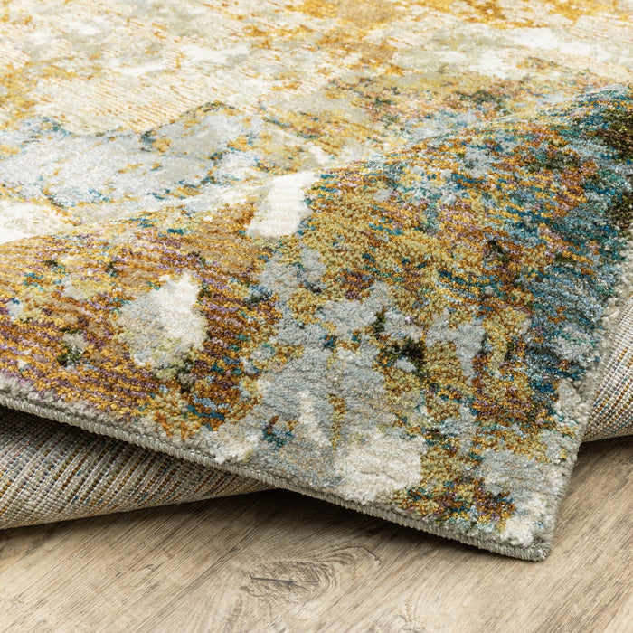 Oriental Weavers Evolution 8031B Gold/ Beige 10' x 13'2"" Indoor Area Rug E8031B305400ST