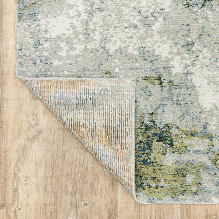 Oriental Weavers Evolution 8039E Blue/ Green 5'3"" x 7'3"" Indoor Area Rug E8039E160230ST