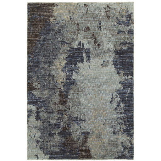 Oriental Weavers Evolution 8049B Navy/ Blue 7'10"" x 10'10"" Indoor Area Rug E8049B240343ST