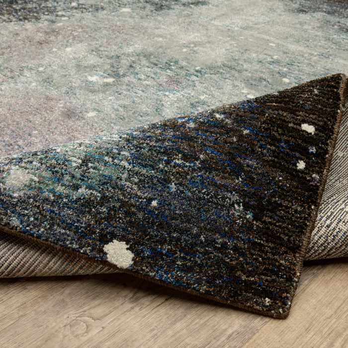 Oriental Weavers Evolution 0958A Midnight/ Purple 10' x 13'2"" Indoor Area Rug E0958A305400ST